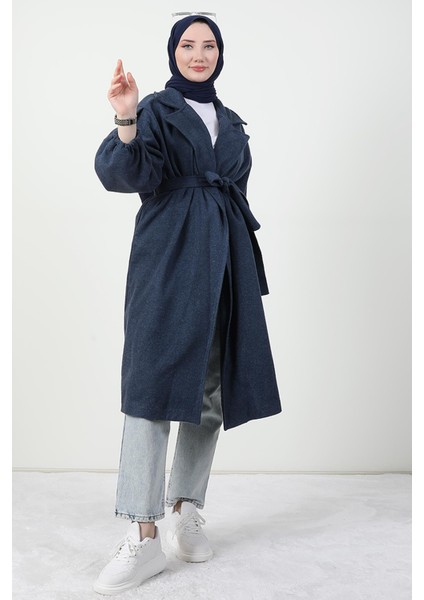 Asuman Kaşe Kaban Indigo