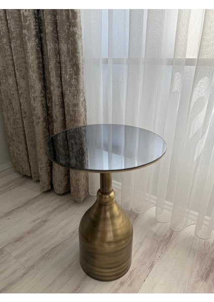 Aynalı Ros Gold Eskitme Sehpa indirimleri