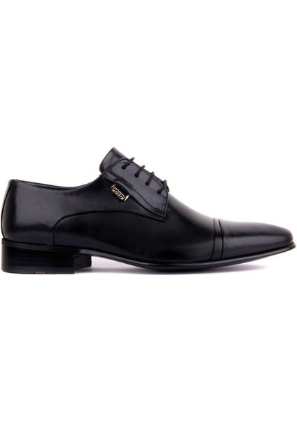 Bağcıklı Siyah Deri Erkek Klasik Ayakkabı 1001-1 114