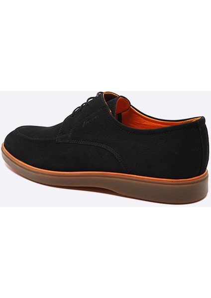 Nubuk Deri Erkek Günlük Ayakkabı Siyah 9941 modelleri
