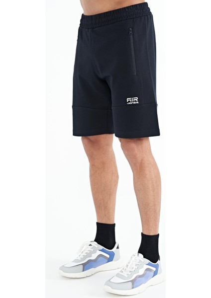 Alec Lacivert Standart Kalıp Erkek Şort - 81243