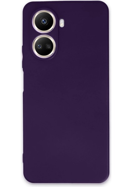 Huawei Nova 10 Se Kılıf First Silikon - Mürdüm