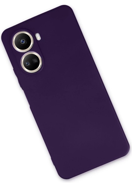 Huawei Nova 10 Se Kılıf First Silikon - Mürdüm modelleri
