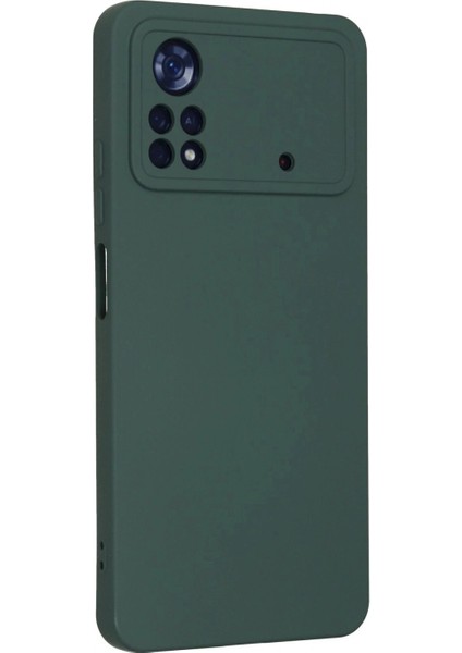 Ieg Xiaomi Poco X4 Pro 5g Kılıf Nano Içi Kadife Silikon - Koyu Yeşil modelleri
