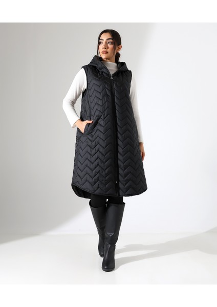 Kapüşonlu Hafif Şişme Büyük Beden Yelek fırsatları