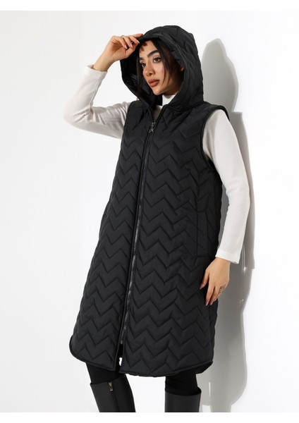 Kapüşonlu Hafif Şişme Büyük Beden Yelek