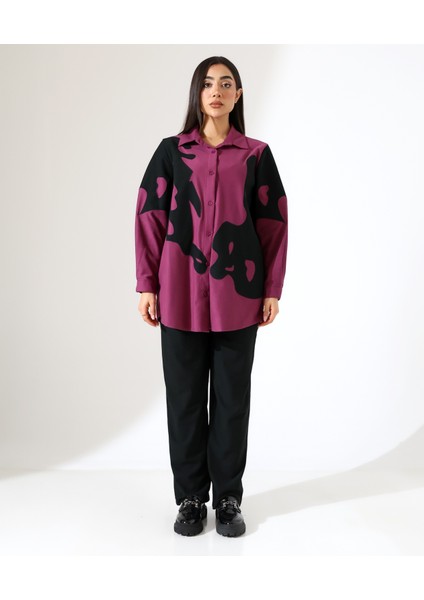 Nakış Detay Iki Parça Gömlek Takım