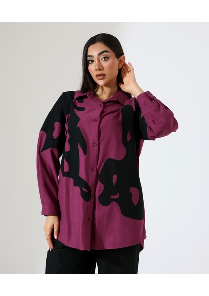 Nakış Detay Iki Parça Gömlek Takım