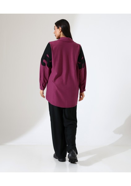 Nakış Detay Iki Parça Gömlek Takım