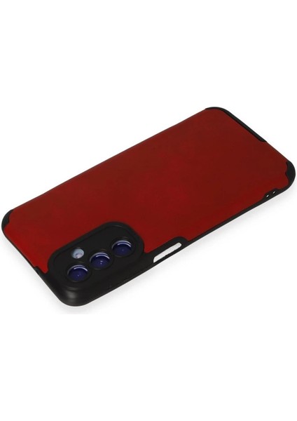 Samsung Galaxy M34 5g Kılıf Loop Deri Silikon - Kırmızı modelleri