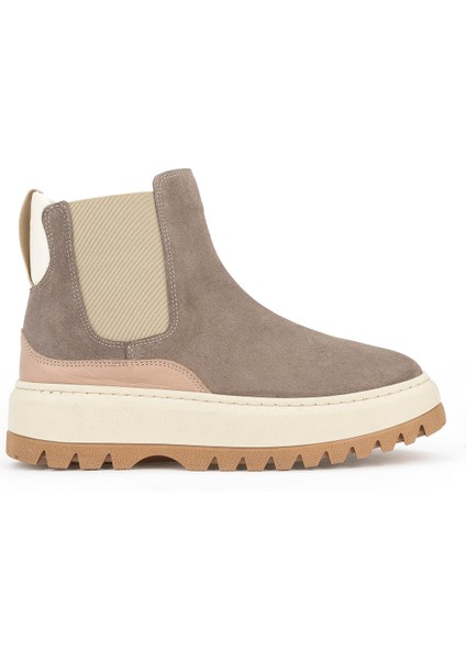 , Kadın Hakiki Deri Bot 1531020Z194022 Vizon