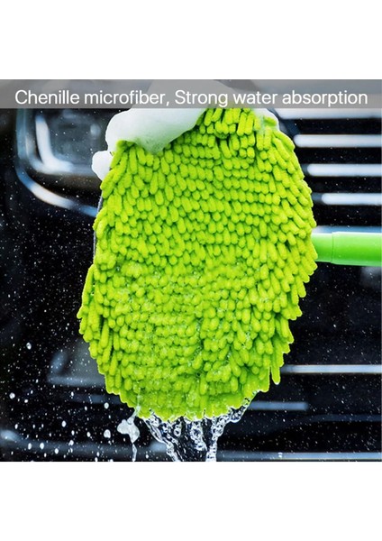 Teleskopik Sopalı Çizmez Araç Yıkama Mopu Fırçası Oto Mop Oto Yıkama Mopu 1 Yedek Bezli indirimleri