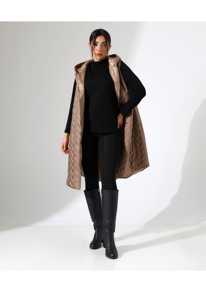 Kapüşonlu Hafif Şişme Büyük Beden Yelek fiyatları