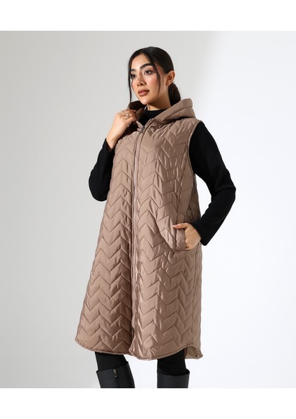 Kapüşonlu Hafif Şişme Büyük Beden Yelek fırsatları