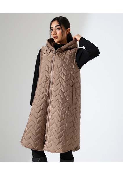 Kapüşonlu Hafif Şişme Büyük Beden Yelek indirimleri