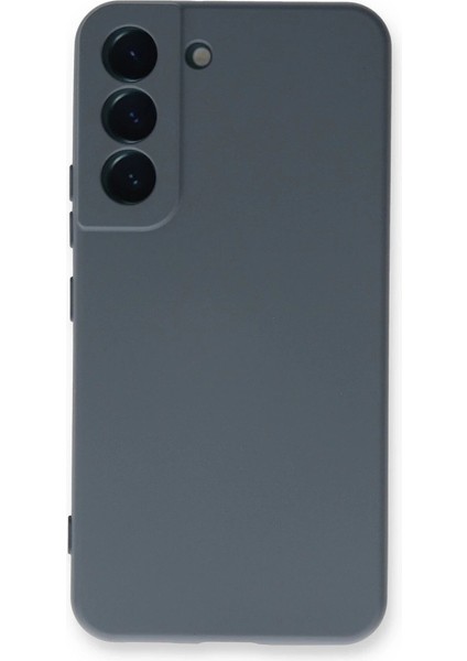 Samsung Galaxy S23 Kılıf Nano Içi Kadife Silikon - Gri