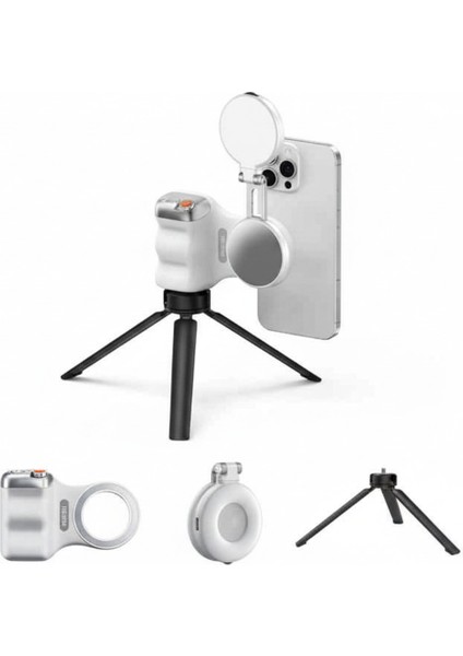Magsafe Beyaz Bluetooth Fotoğraf Çekim Aparatı Tripod ve Işıklı Set modelleri