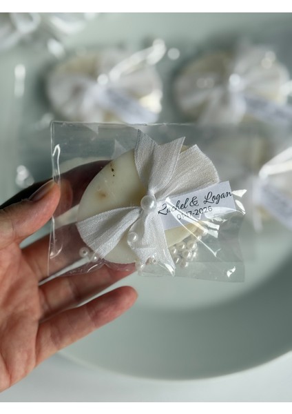 Fiyonklu Krem Sabun Hediyelik 15 Adet | Düğün Nişan Söz Baby Shower Doğum Günü Dağıtmalık modelleri
