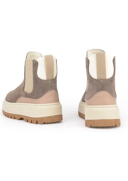 , Kadın Hakiki Deri Bot 1531020Z194022 Vizon modelleri