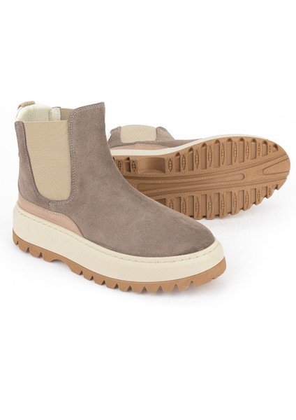 , Kadın Hakiki Deri Bot 1531020Z194022 Vizon fırsatları