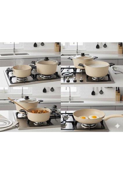 7 Parça Efsus Granit Tencere Seti fiyatları