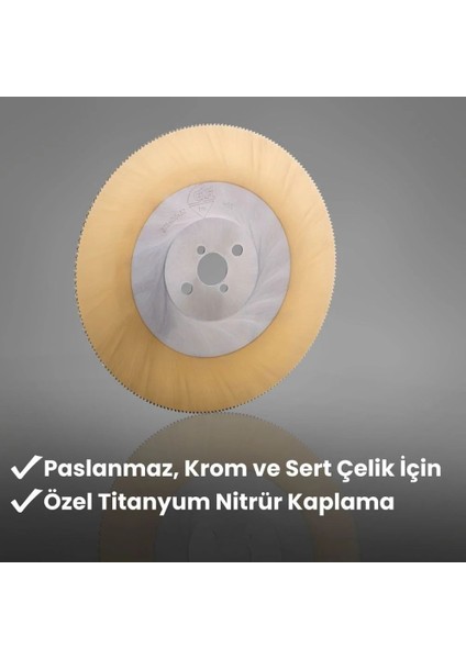 Ø250X2.00X32 Glg Paslanmaz Kesim Testeresi Hss modelleri
