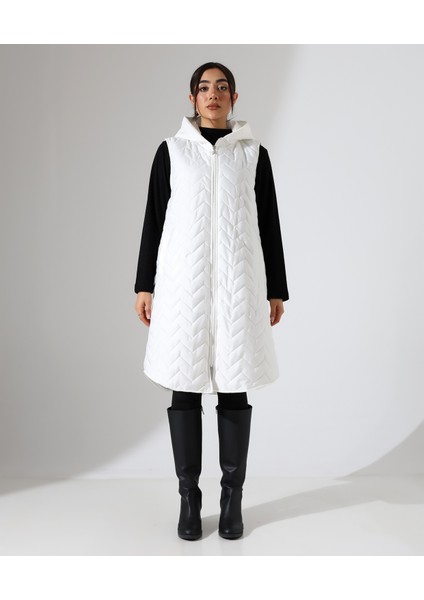 Kapüşonlu Hafif Şişme Büyük Beden Yelek