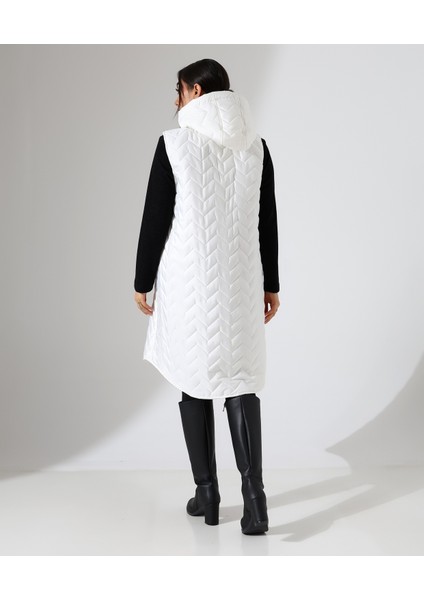 Kapüşonlu Hafif Şişme Büyük Beden Yelek