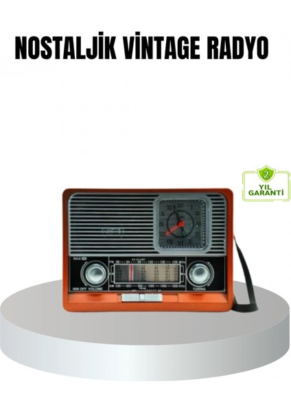 Vintage Radyo – Nostaljik Tasarım ve Modern Teknoloji Bir Arada