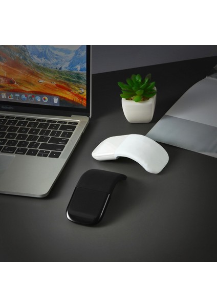 Katlanabilir Kablosuz Bluetooth + 2.4g Mouse Siyah (1600 Dpı)