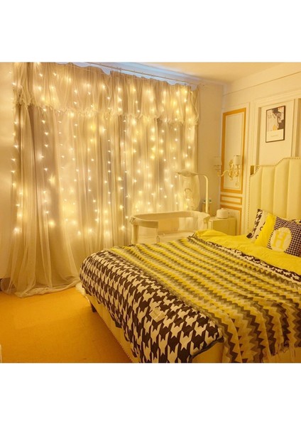 Kumandalı 8 Ayrı Moda Sahip 3MX3M ( 300 cm x 300 cm ) Perde LED Tel LED USB fiyatları