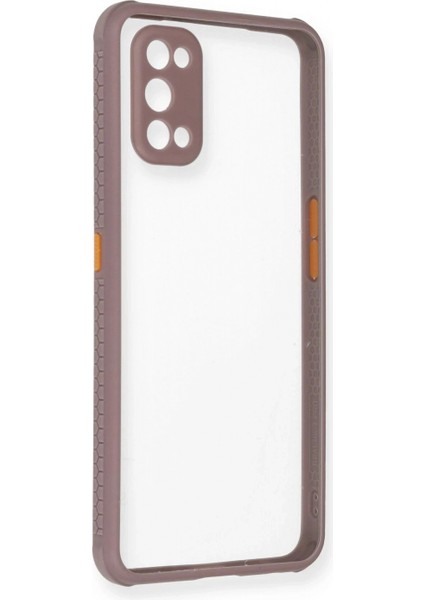 Ieg Realme 7 Pro Kılıf Miami Şeffaf Silikon - Açık Mor