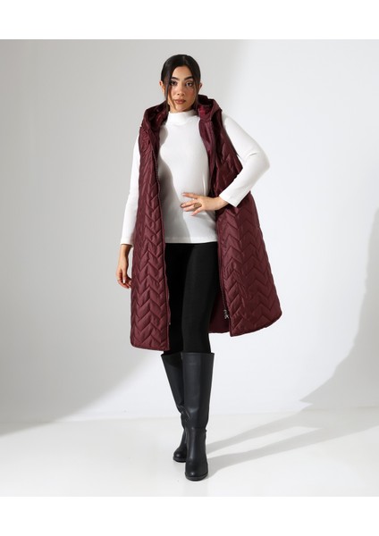 Kapüşonlu Hafif Şişme Büyük Beden Yelek fiyatları