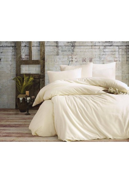 Mabel Network Nevresim Takımı Çizgili Pamuk Saten Çift Kişilik