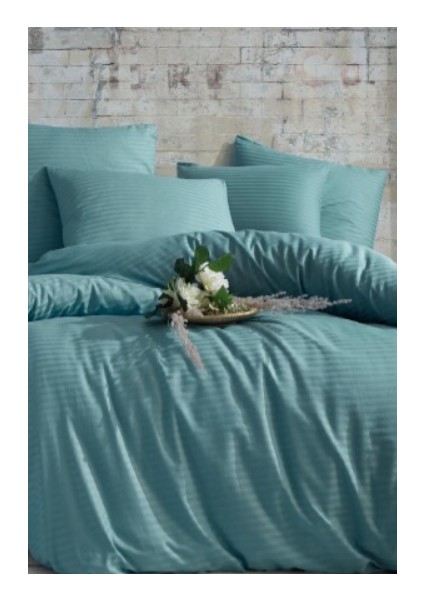 Mabel Network Nevresim Takımı Çizgili Pamuk Saten Çift Kişilik