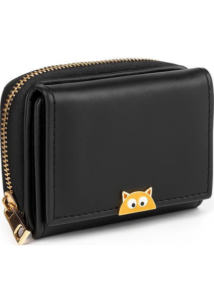 Kedi Detaylı Kadın Cüzdan