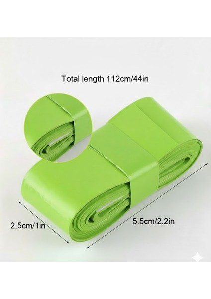 3 Adet Premium Poliüretan Tenis Raketi Tutma Bandı, Kaymaz Ter Emici Badminton Raketi Üst Kavramaları Çeşitli Renklerde (Pembe, Mavi, Yeşil, Sarı, Mor, Beyaz, Siyah3