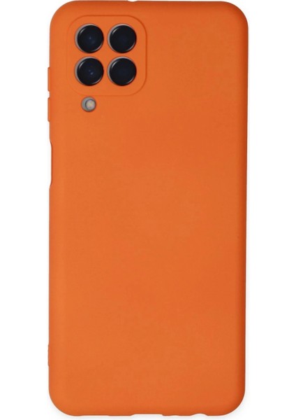 Ieg Samsung Galaxy M33 Kılıf Nano Içi Kadife Silikon - Turuncu