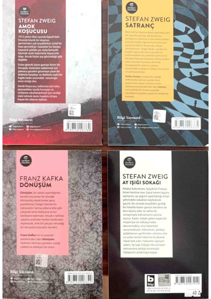 Amok Koşucusu-Satranç -Dönüşüm-Ay Işığı Sokağı fiyatları