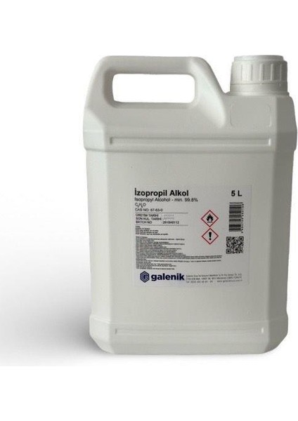 İzopropil Alkol 99,8 % 5 lt