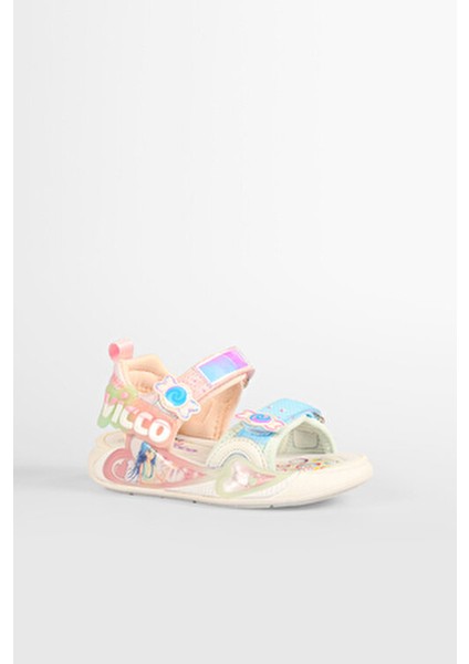 Kız Çocuk Sandalet Hafif Kalp Detaylı Eva Tabanlı Cırt Cırtlı Yaz Modelleri fiyatları