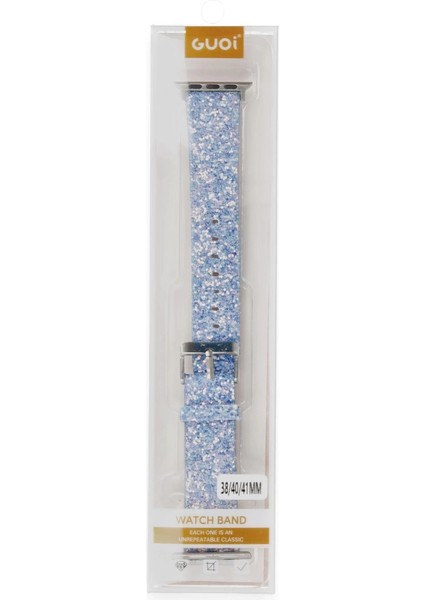 Apple Watch 42MM Ry Taşlı Kordon - Turkuaz fiyatları