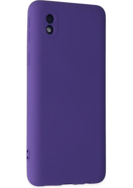 Samsung Galaxy A01 Core Kılıf Nano Içi Kadife Silikon - Mor fiyatları