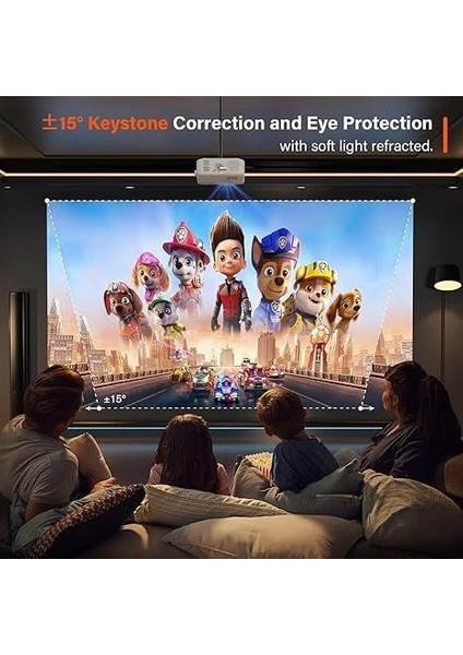 1080P Full Hd Destekli Taşınabilir Video Projektör HDMI USB Av modelleri