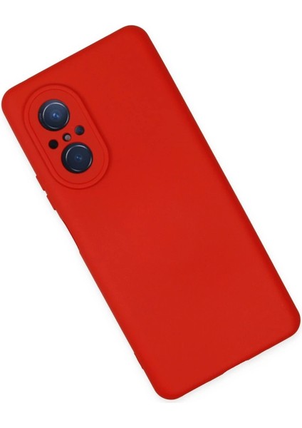 Huawei Nova 9 Se Kılıf Nano Içi Kadife Silikon - Kırmızı modelleri