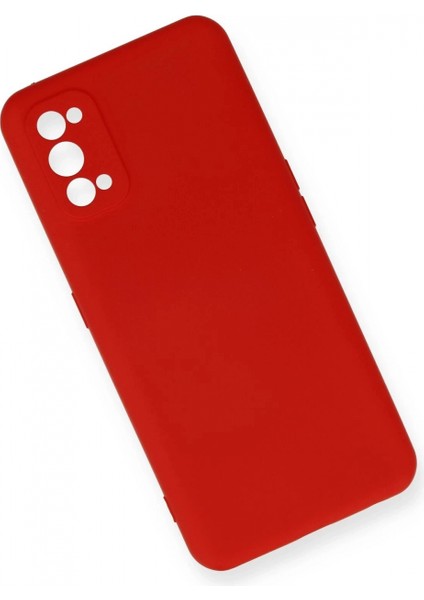 Realme 7 Pro Kılıf Nano Içi Kadife Silikon - Kırmızı modelleri