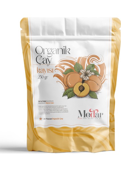 Gerçek Meyve Parçacıklı Organik Kayısı Çayı 250 gr modelleri