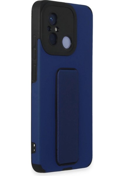 Ieg Xiaomi Redmi 12C Kılıf Mega Standlı Silikon - Mavi fiyatları