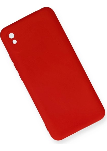 Xiaomi Redmi 9A Kılıf Nano Içi Kadife Silikon - Kırmızı fiyatları