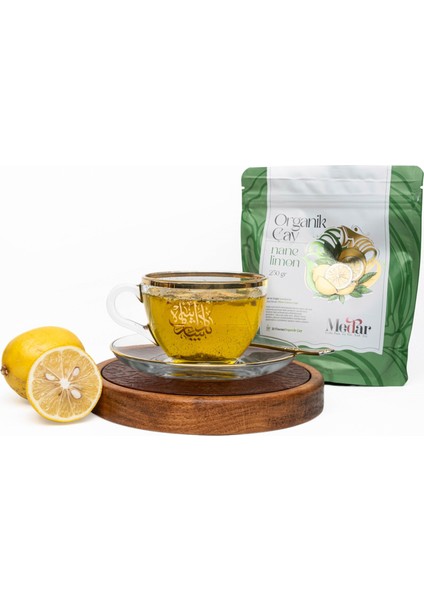 Gerçek Meyve Parçacıklı Organik Nane Limon Çayı 250 gr